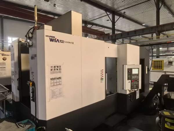 韩国原装威亚HS5000/50双工位卧式加工中心，高速机机.