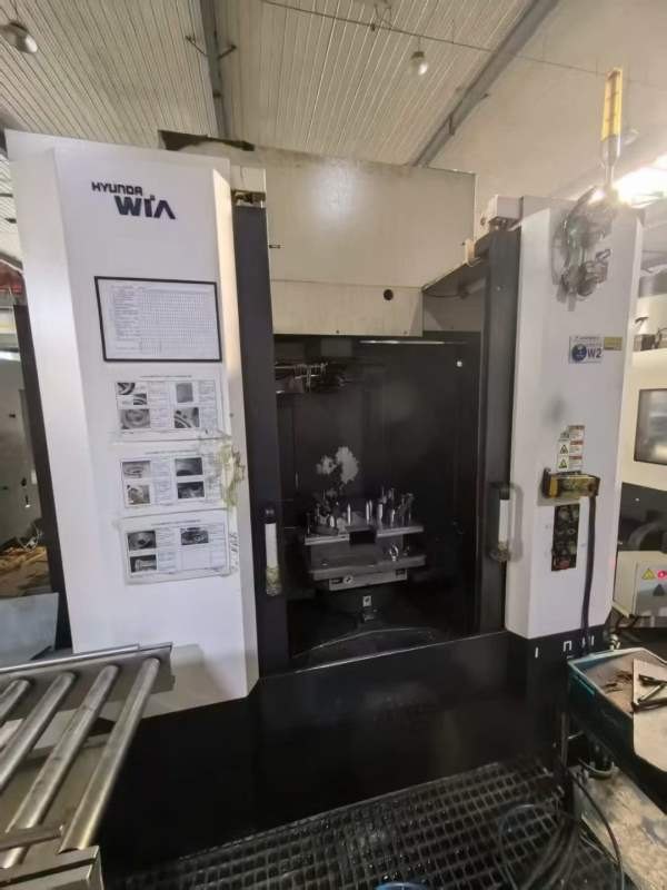 韩国原装威亚HS5000/50双工位卧式加工中心，高速机机.