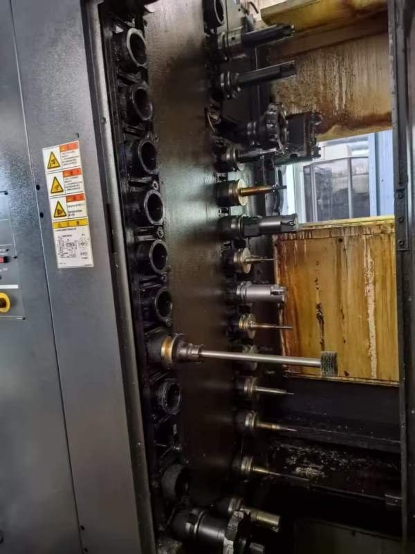 韩国原装威亚HS5000/50双工位卧式加工中心，高速机机.