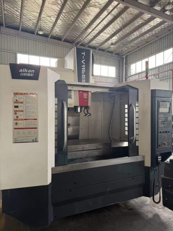 新到一台2023年台群T-V1165S加工中心，发那科OI-MFPlu.