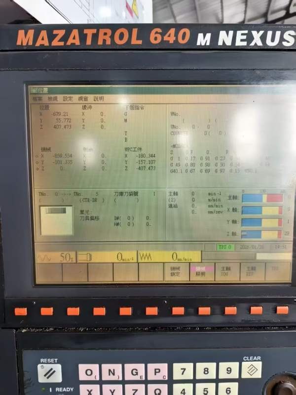 马扎克VCN510C  X行程1050  Y行程510  Z行程510   主.