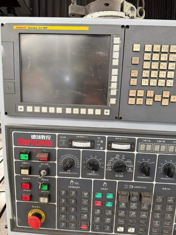 重型德扬5032数控龙门加工中心发那科MF系统BT50刀柄齿.