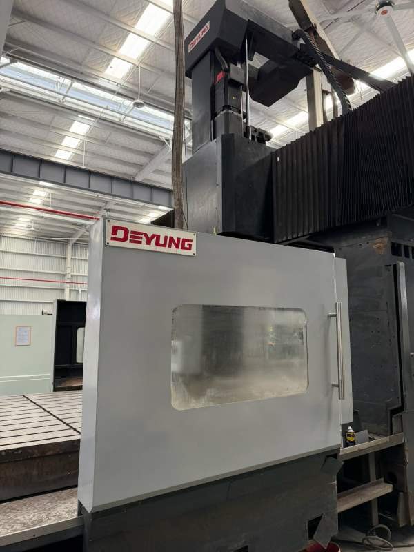 重型德扬5032数控龙门加工中心发那科MF系统BT50刀柄齿.