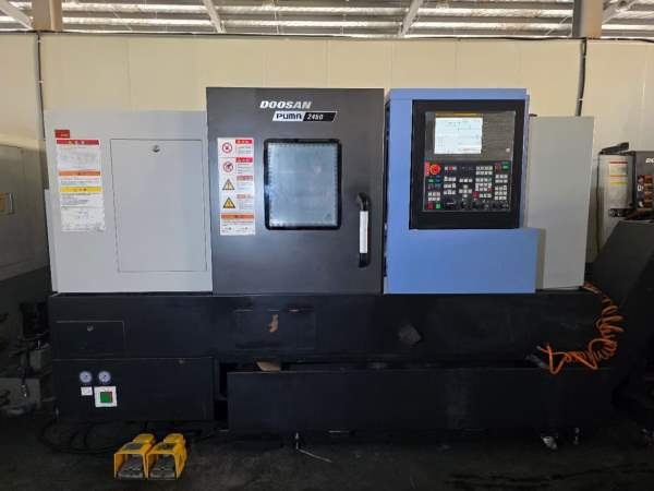 22年出厂，斗山PUMA2450数控车床，回转直径650mm，车.