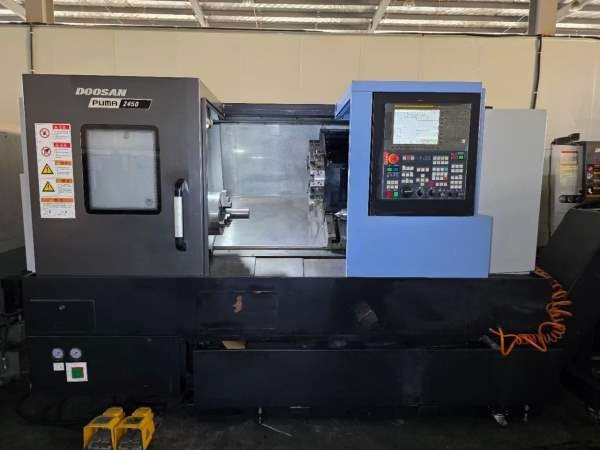 22年出厂，斗山PUMA2450数控车床，回转直径650mm，车.