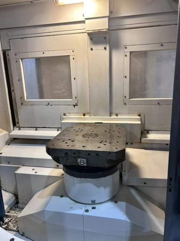 出售台湾崎发400双工位卧加、三轴行程0工作台转台千分.
