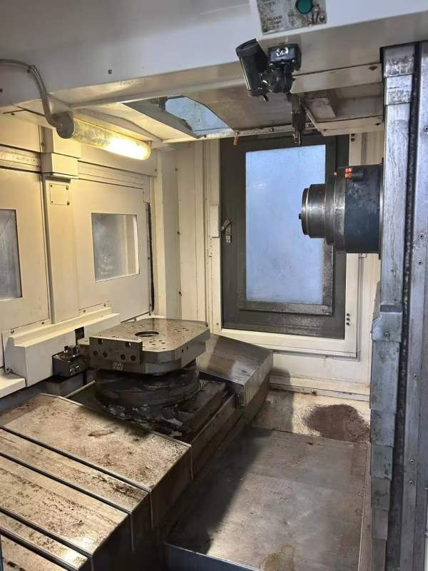 出售台湾崎发400双工位卧加、三轴行程0工作台转台千分.