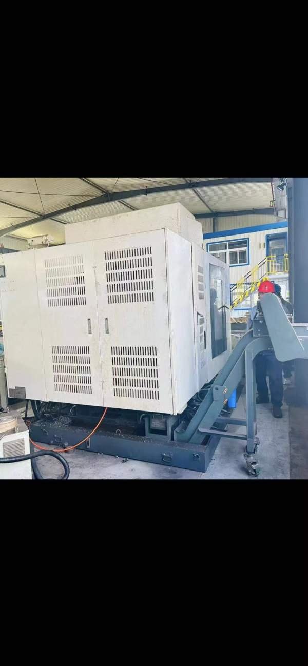 出售台湾崎发400双工位卧加、三轴行程0工作台转台千分.