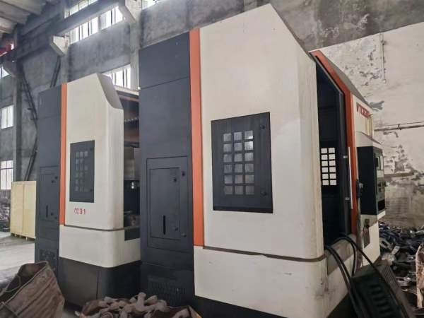 刚刚拿下同款2台云南北田630数控立车、安装少用、广数.