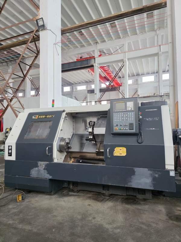 沈阳HTC54100重型数控车床，军工单位安装少用，12寸德.