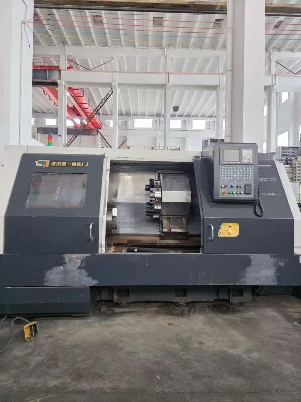 沈阳HTC54100重型数控车床，军工单位安装少用，12寸德.