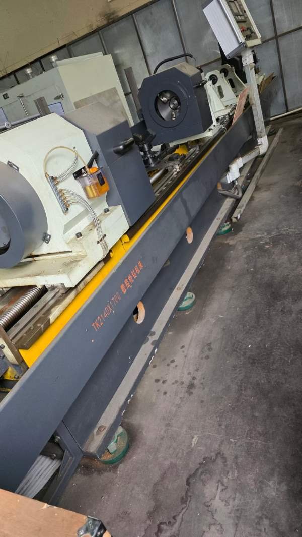 TK2140/1700数控深孔枪钻，安装少用，新机状态。