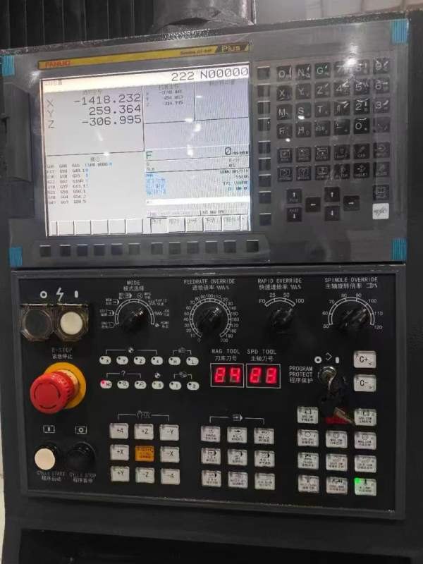 仓库新到一台上海斌盛2013龙门加工中心，发那科MF Plu.