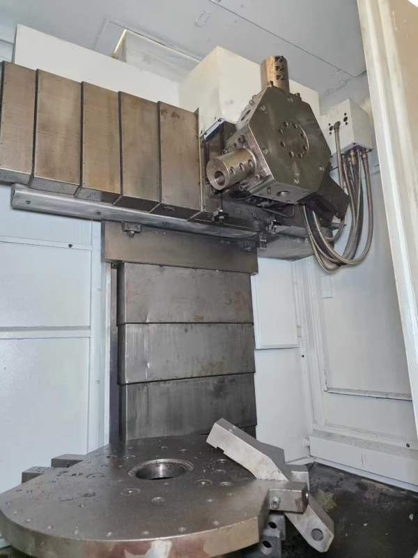 台湾原装荣田800数控立车，荣田VL-86H重型立车，旋转.