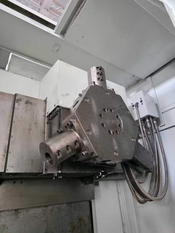 台湾原装荣田800数控立车，荣田VL-86H重型立车，旋转.