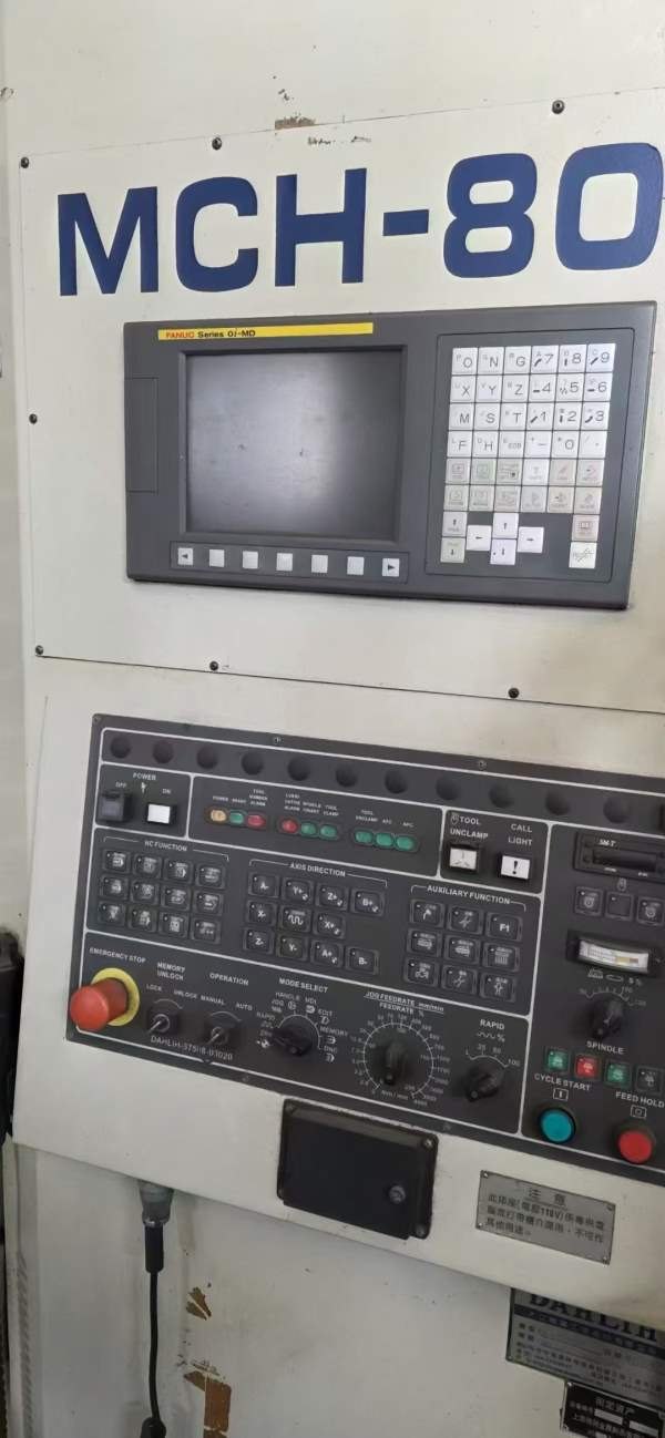 台湾大立原装进口800卧加，FANUCMD系统，三轴海德汉光.