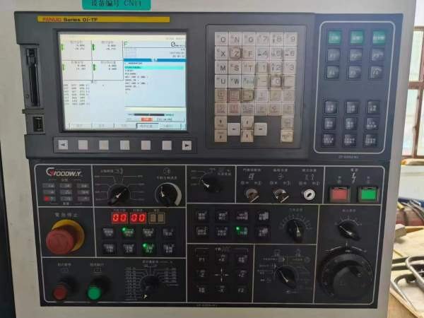 刚刚买下程泰GLS-2000斜轨车床、发那科TF系统，高配@.