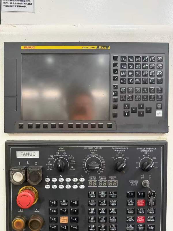 2023年准新铭钰1165加工中心，三轴线轨，发那科MF plu.