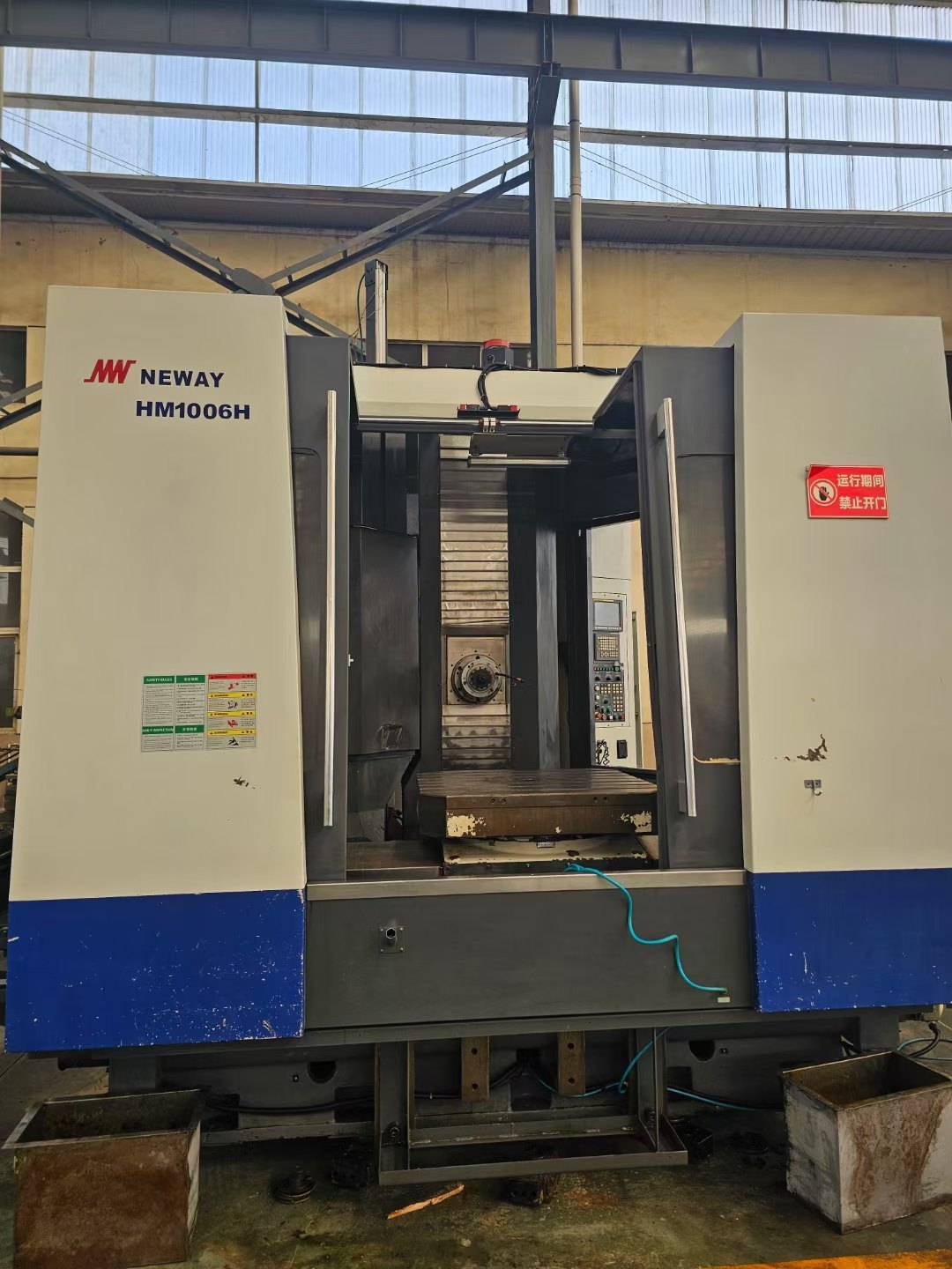 1000单工位卧加，纽威HM1006H单工位卧加，发那科系统.