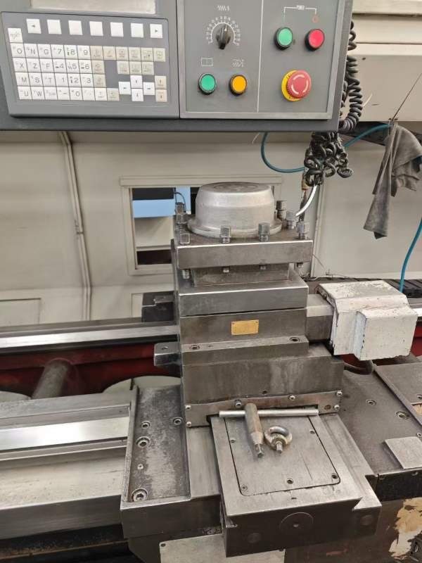 沈阳80285数控车，61803米，发那科系统，导轨无磨损，.