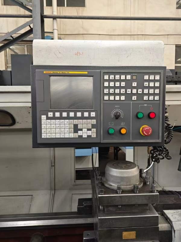 沈阳80285数控车，61803米，发那科系统，导轨无磨损，.