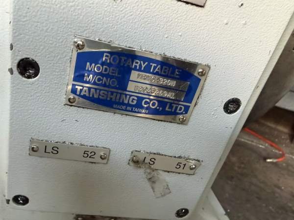 谭兴320四轴圆盘尾座，线材驱动液压站齐全。