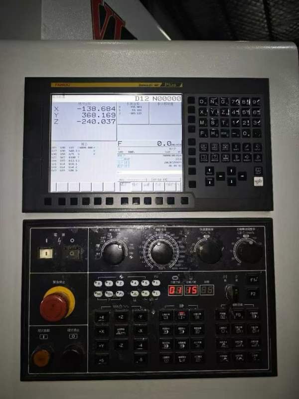 出售同款两台杭州大天855加工中心、发那克MFPlus系统.