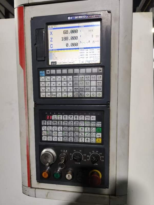 准新沈阳HTC3650斜轨数控车床.高配广数988TA1系统.11/.