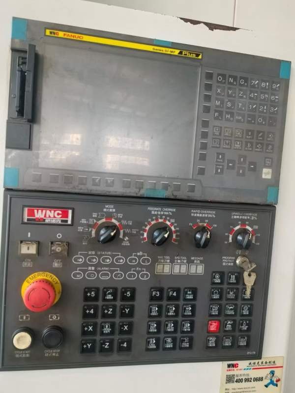 南京威诺克630卧式加工中心，BT50主轴，带中心出水，.