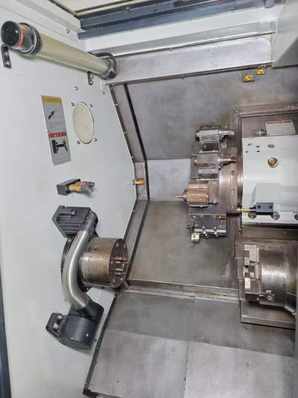 同款3台，台湾原装友佳双主轴数控车床FTC-350S，配8寸.