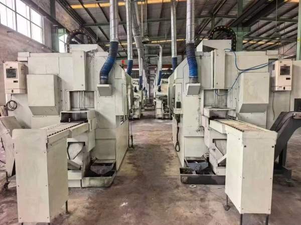 金沙ZDC-350倒立车双主轴，双刀塔，发那科TF系统同款8.