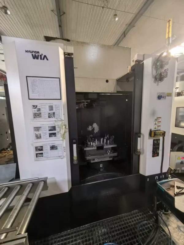 韩国原装威亚HS5000/50双工位卧式加工中心，正T结构线.