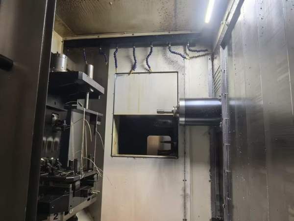 韩国原装威亚HS5000/50双工位卧式加工中心，正T结构线.