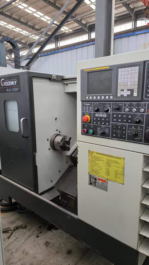 台湾程泰GLS1500e数控车，同款2台，发那科TF系统，6寸.