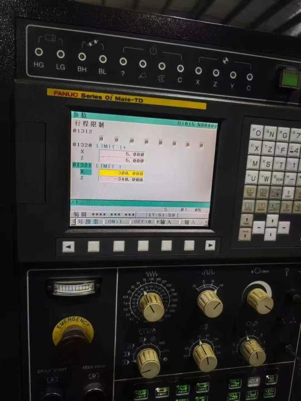 新到一台台湾友佳FT260数控车床，发那科系统，两轴线.