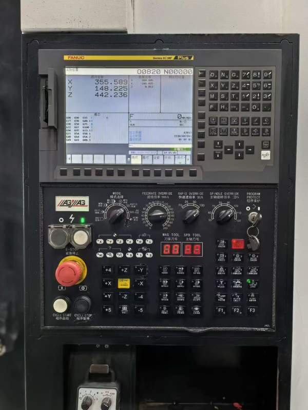 新到一台2023年重型两线一硬良将1580数控铣，Y轴4导轨.