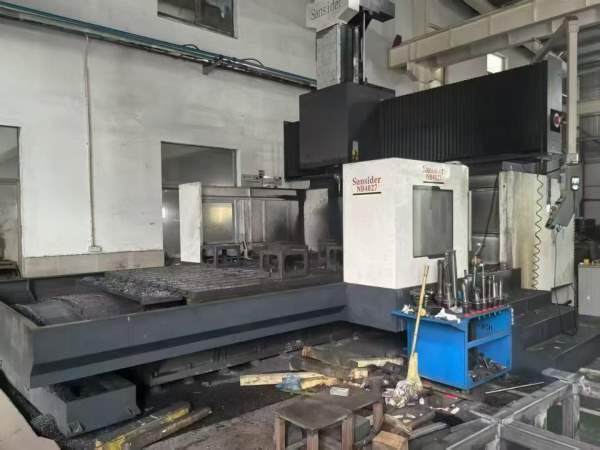 刚拿下宁波象山工厂23年宁波民盛4027数控龙门铣床，三.