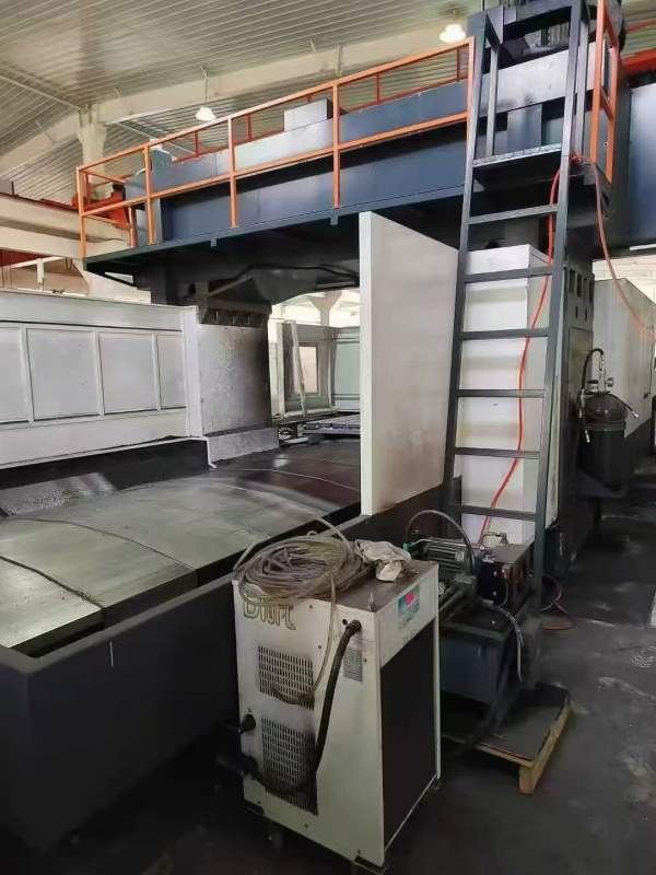 刚拿下宁波象山工厂23年宁波民盛4027数控龙门铣床，三.