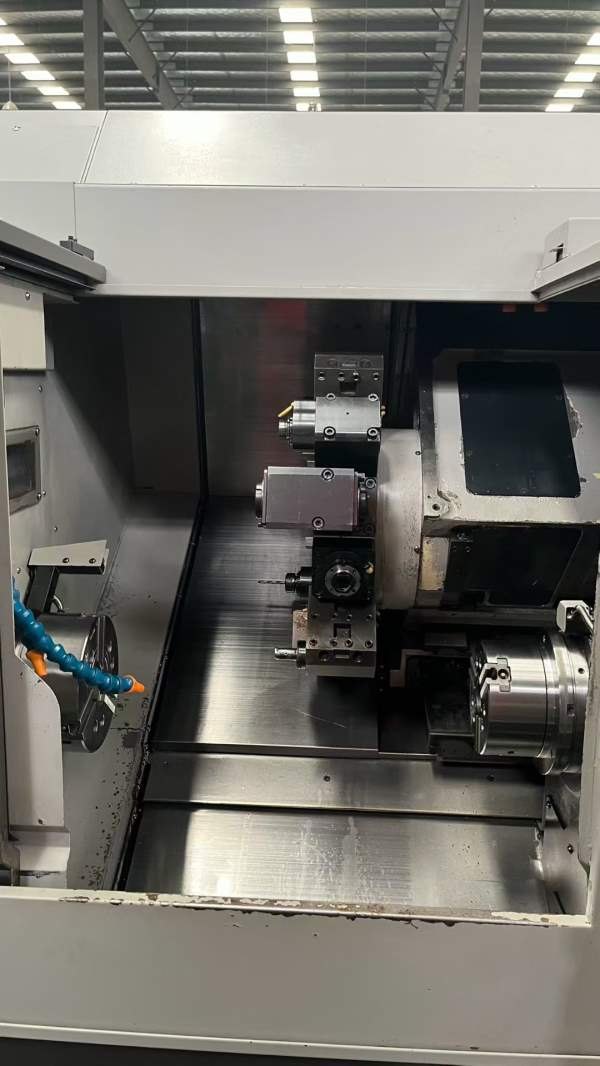 日本津上M08SY双主轴车铣复合机发那科TF系统，带Y轴，.