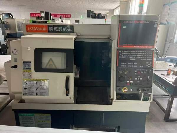 马扎克100L数控车床，6寸卡盘，12工位刀塔，同款2台。.