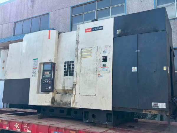 马扎克6000双工位卧式加工中心工作台尺寸：500x500mm.