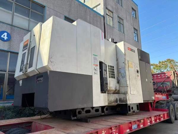 马扎克6000双工位卧式加工中心工作台尺寸：500x500mm.