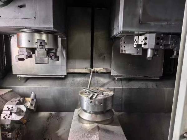 金沙ZDC-350数控倒立车双主轴12寸双主轴，双刀塔，双.