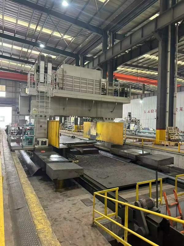 绍兴在位出售中捷20米龙门加工中心带防滑枕.动柱.带自.