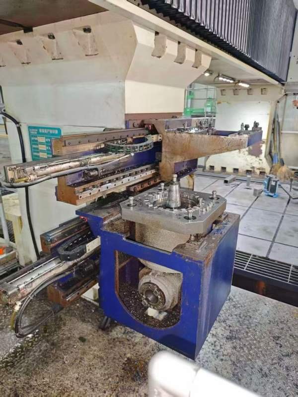 绍兴在位出售中捷20米龙门加工中心带防滑枕.动柱.带自.