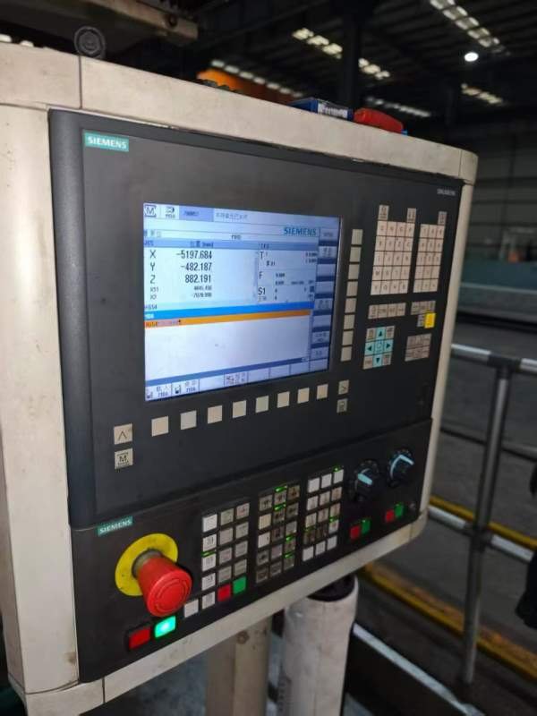 绍兴在位出售中捷20米龙门加工中心带防滑枕.动柱.带自.