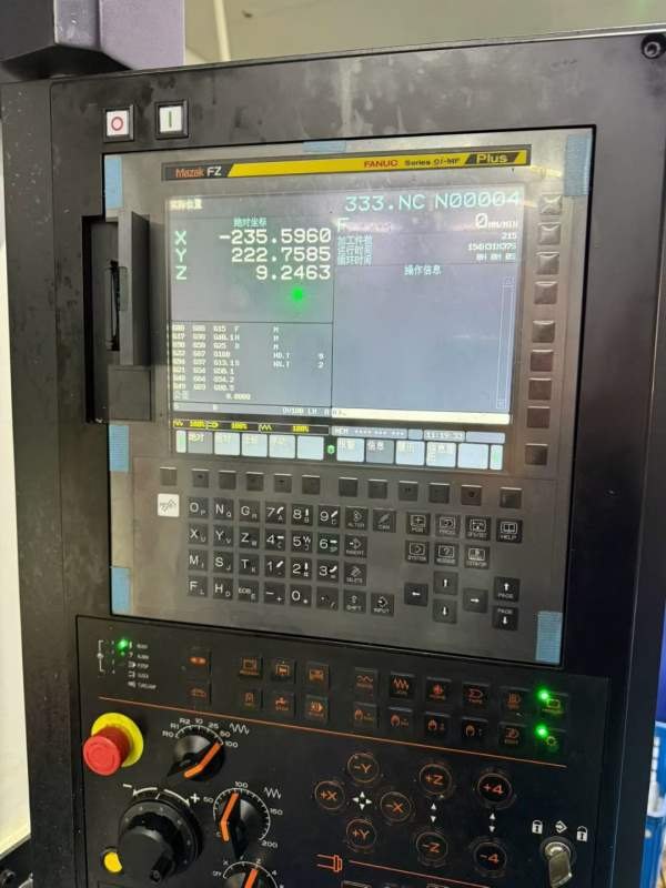 新到一台2022年马扎克VCE-430AL加工中心马扎克FZ(发那.