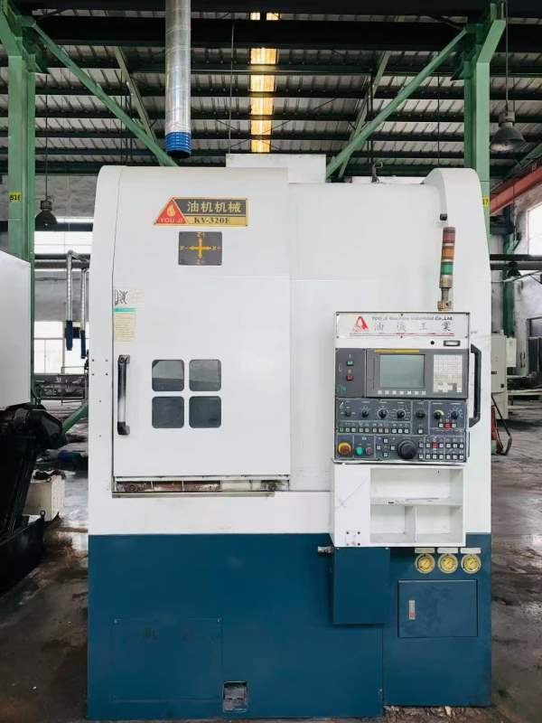 上海工厂在位出售同款12台台湾油机KV-320E高速数控立.