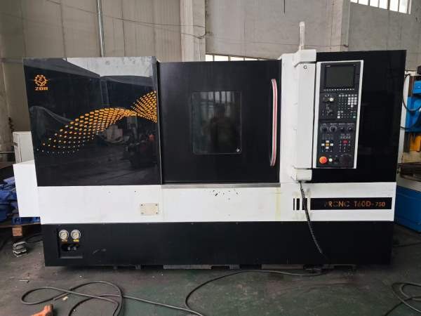 2022年四川正博T60D-750斜身数控车床，回转直径600mm.