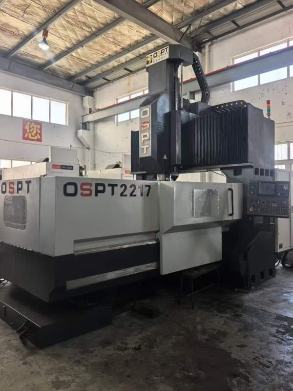 欧普特2217龙门加工中心三菱M80A包分体大功率驱动三轴.